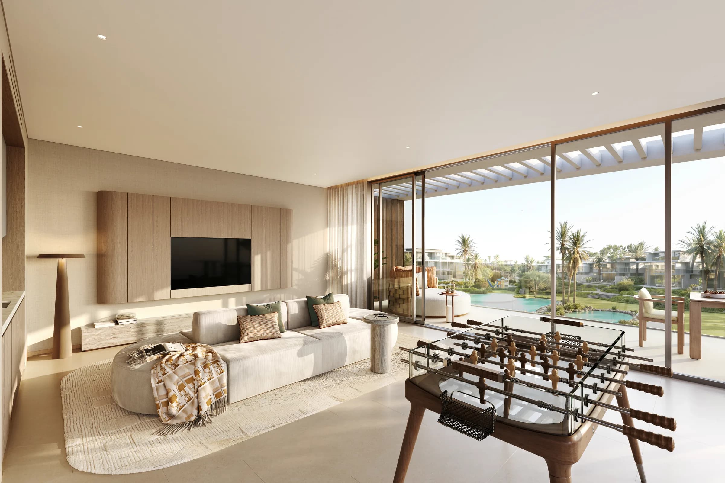 Attached villa multipurpose room at Bay Estate, Island E, Dubai Islands by Nakheel