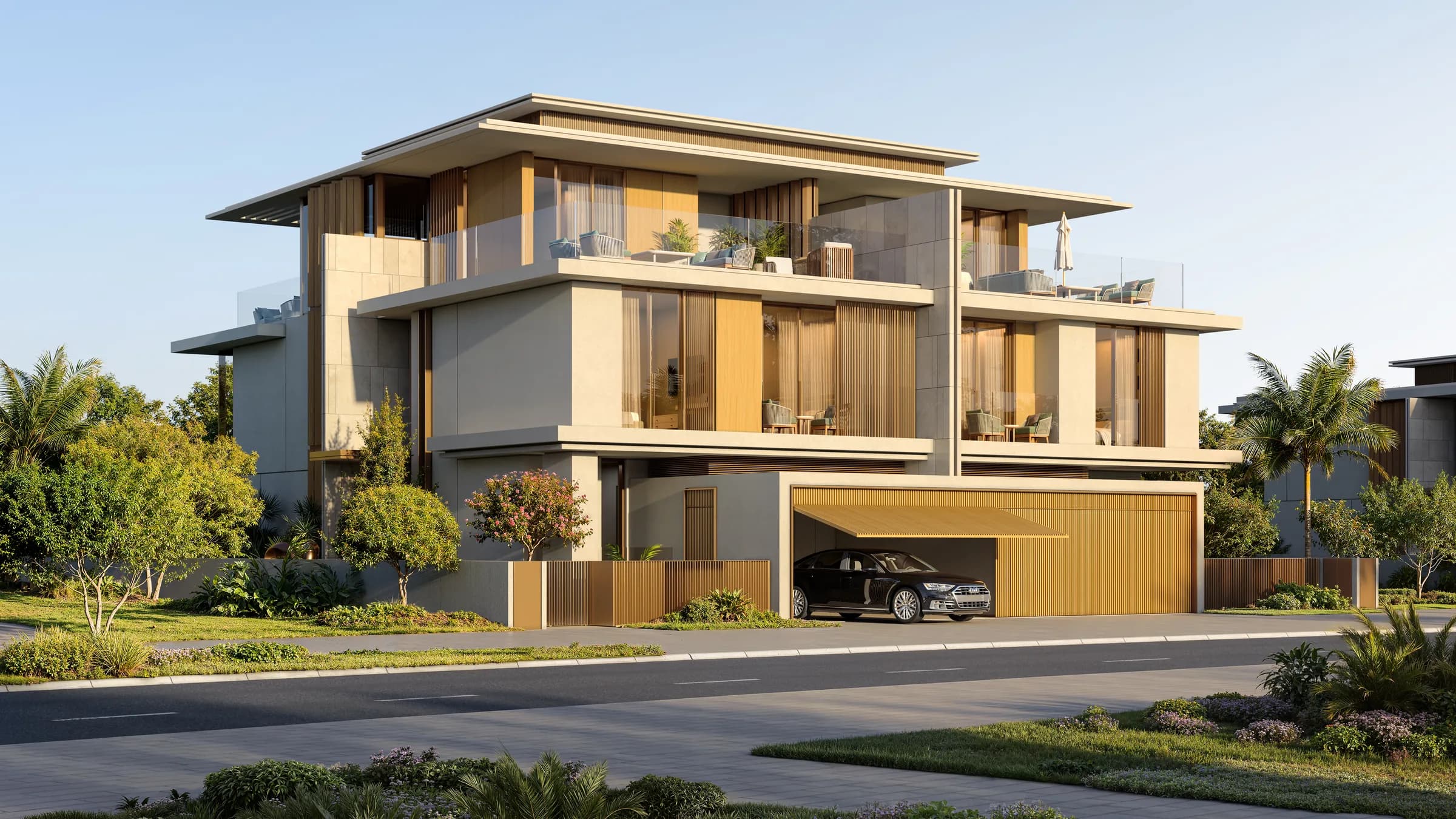 Attached villa plus G+2 elevation at Bay Estate, Island E, Dubai Islands by Nakheel