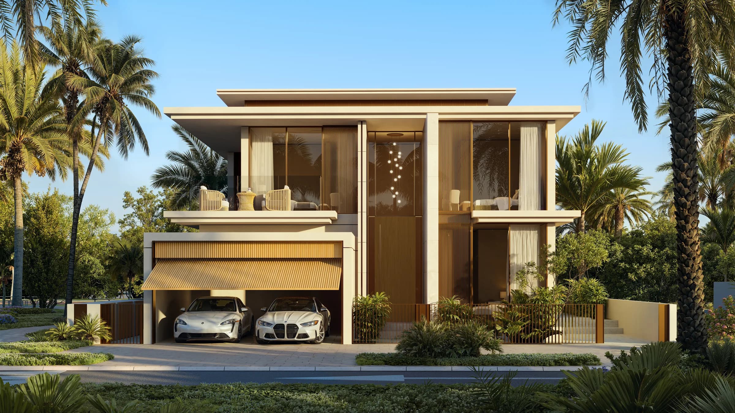 4 bedroom garden villa exterior at Bay Estate, Island E, Dubai Islands by Nakheel