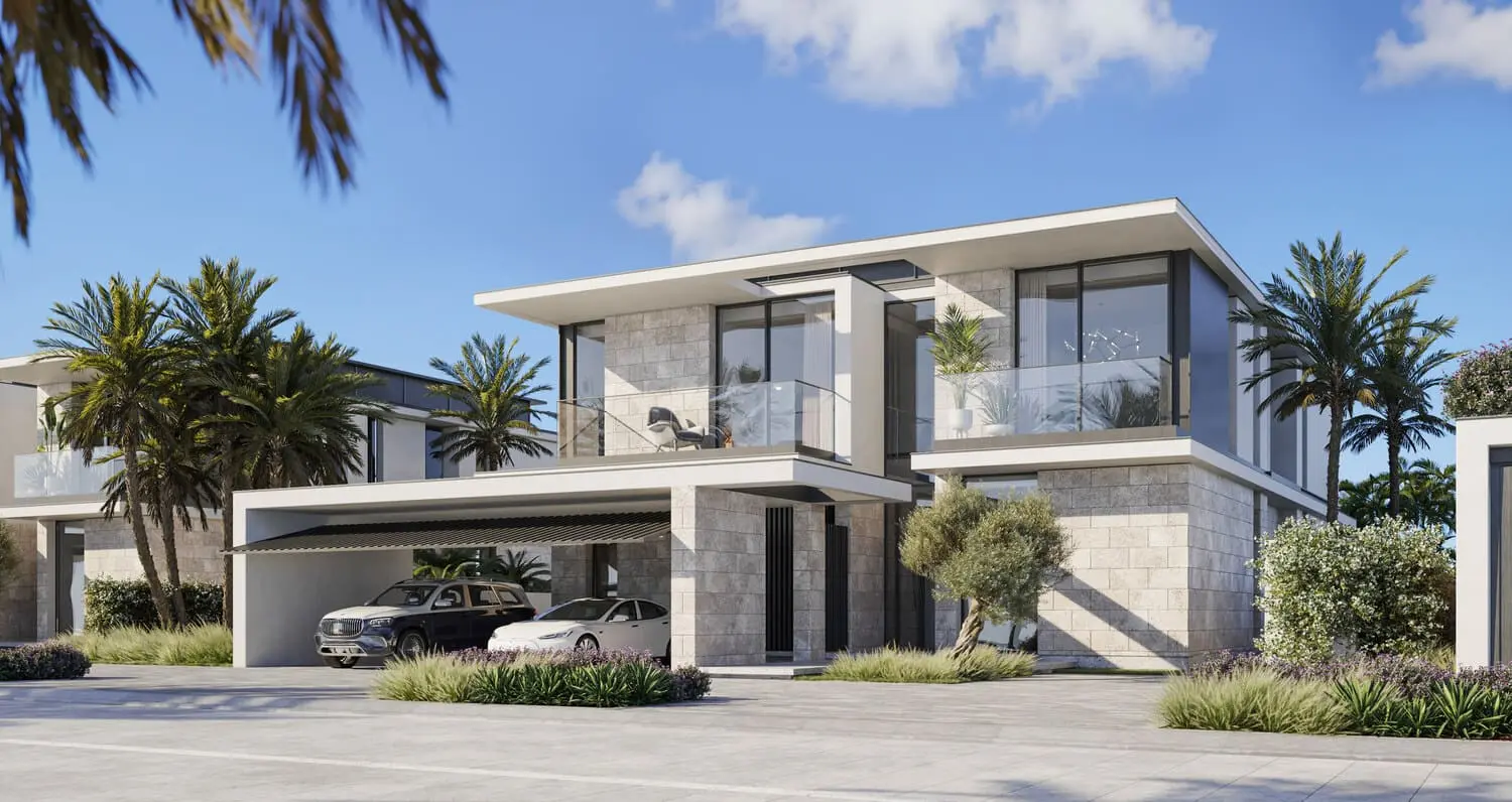 Island retreat lifestyle at the Bay Villas waterfront community, Dubai Islands