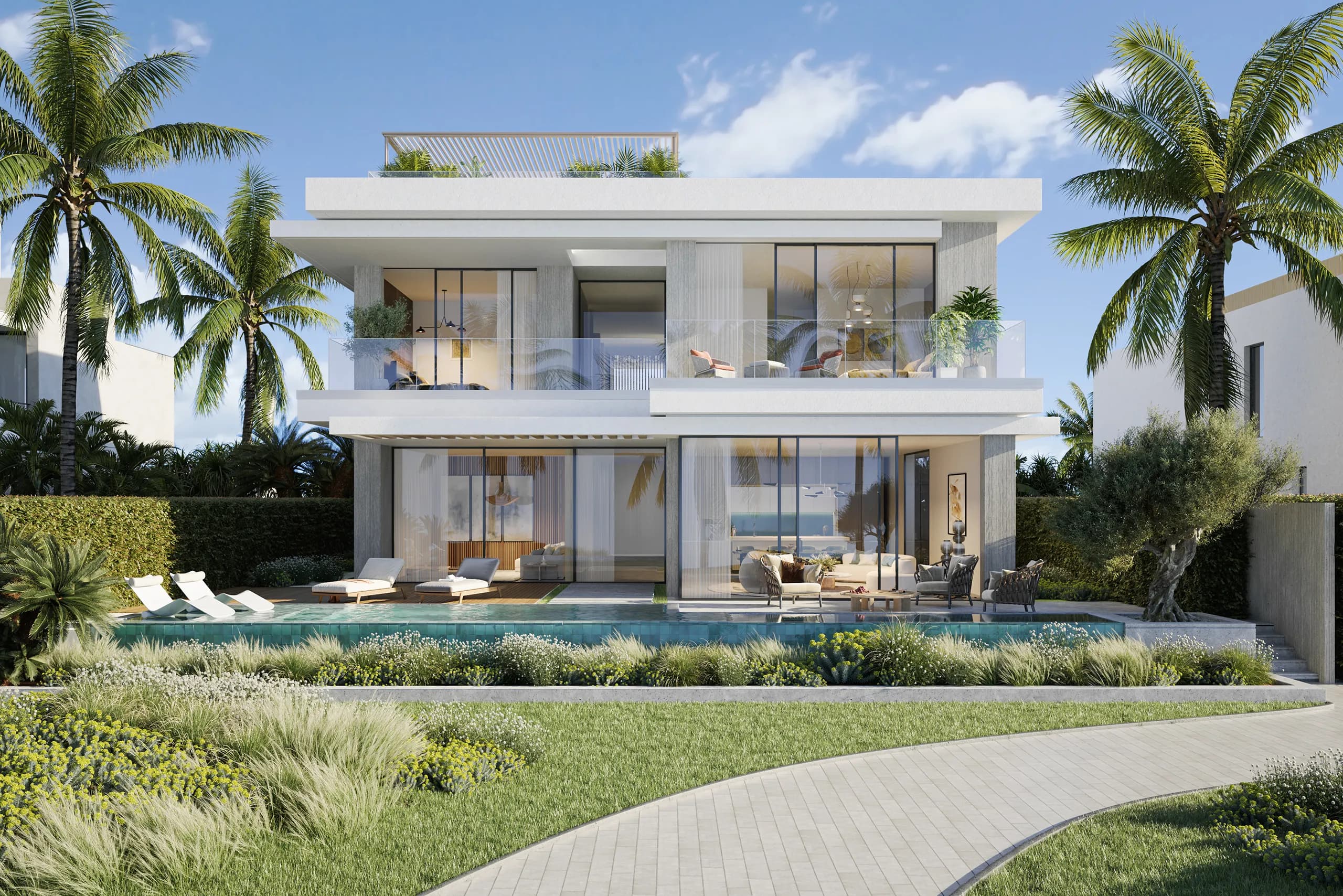 Waterfront Villas typology at Bay Villas, Dubai Islands by Nakheel