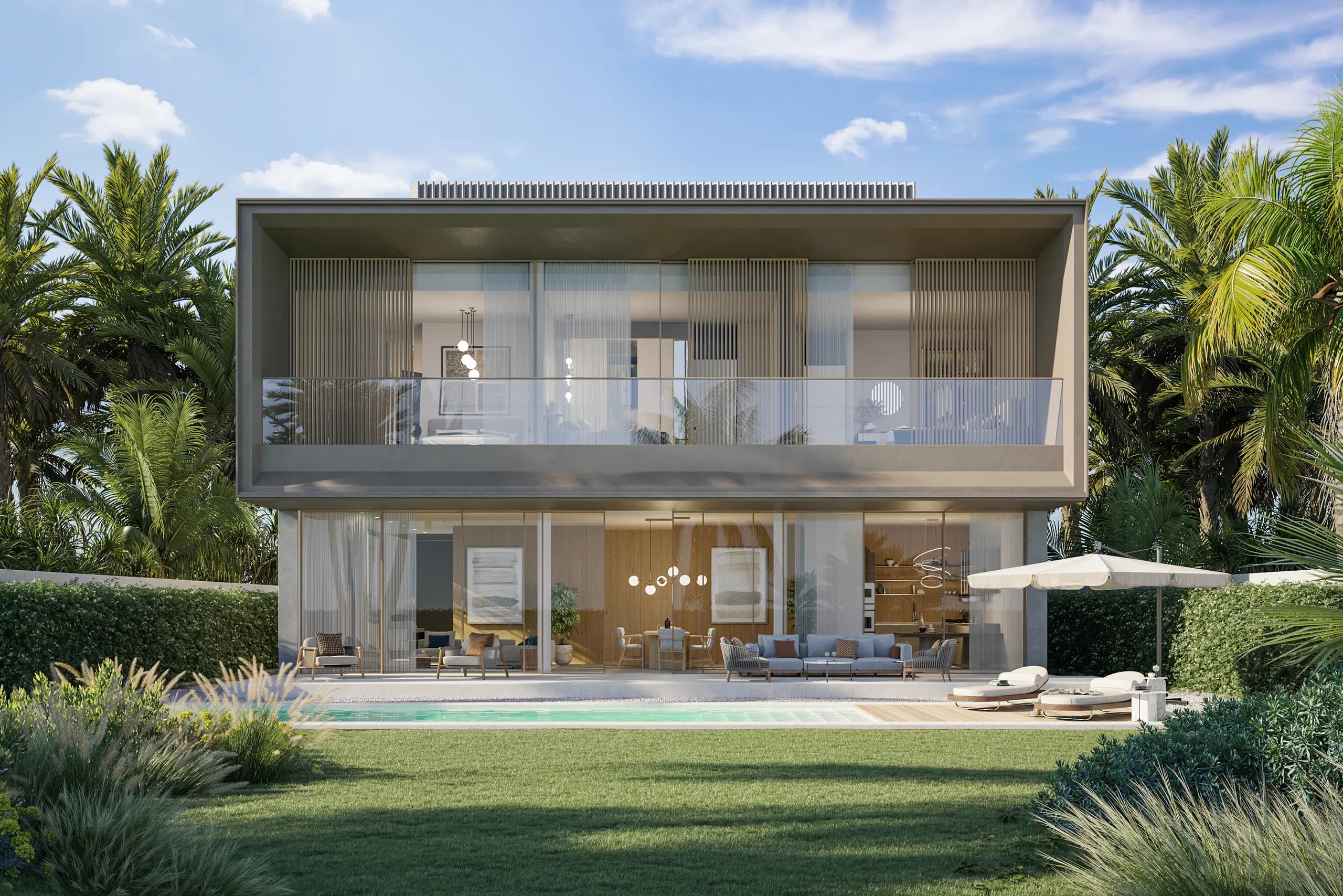Garden Villas typology at Bay Villas, Dubai Islands by Nakheel
