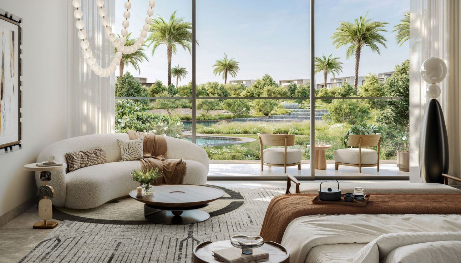 Lavita master suite with terrace and garden outlook